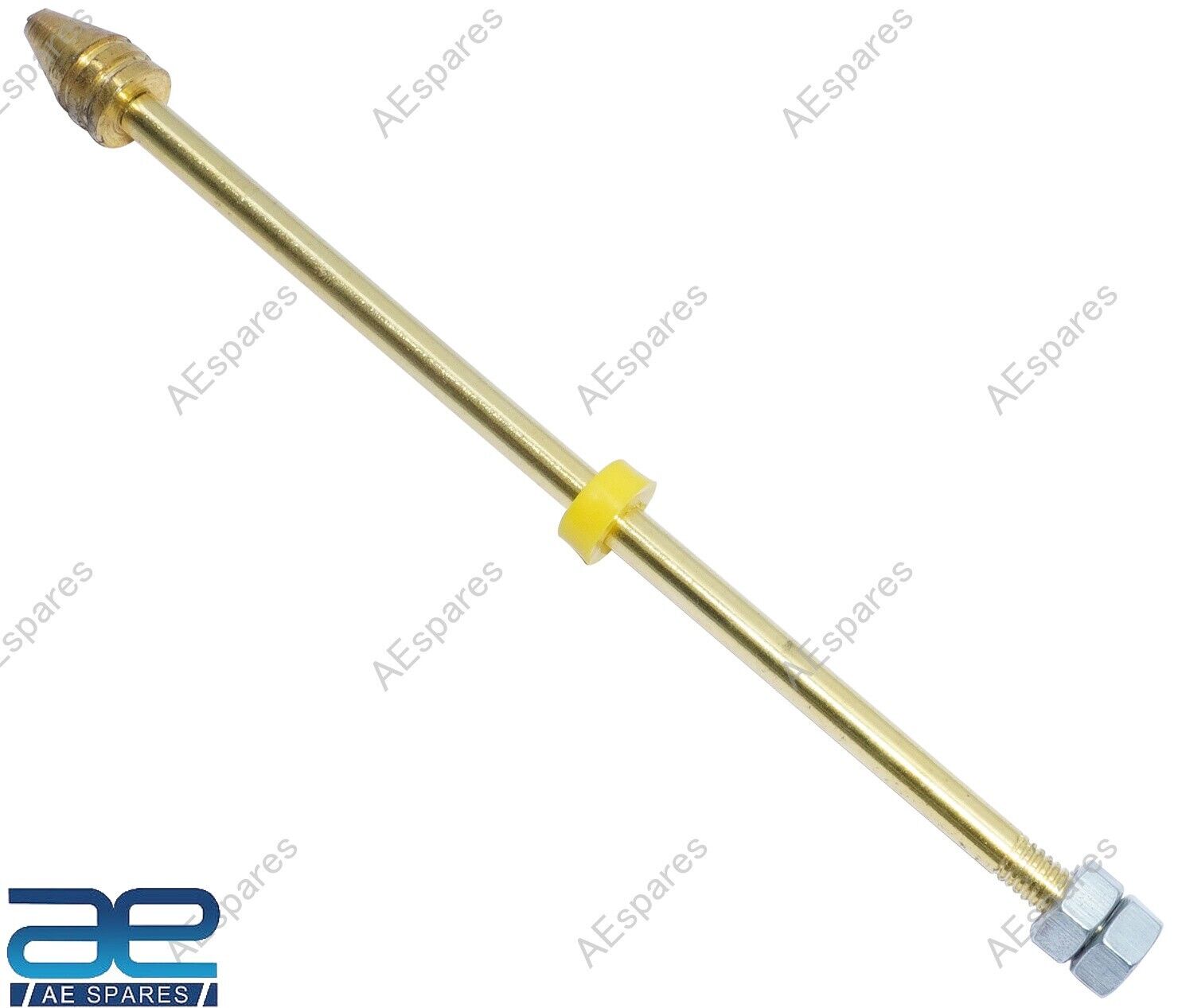 Adatto Per Royal Enfield Classic Steel Golden Painted Flag Rod S2U