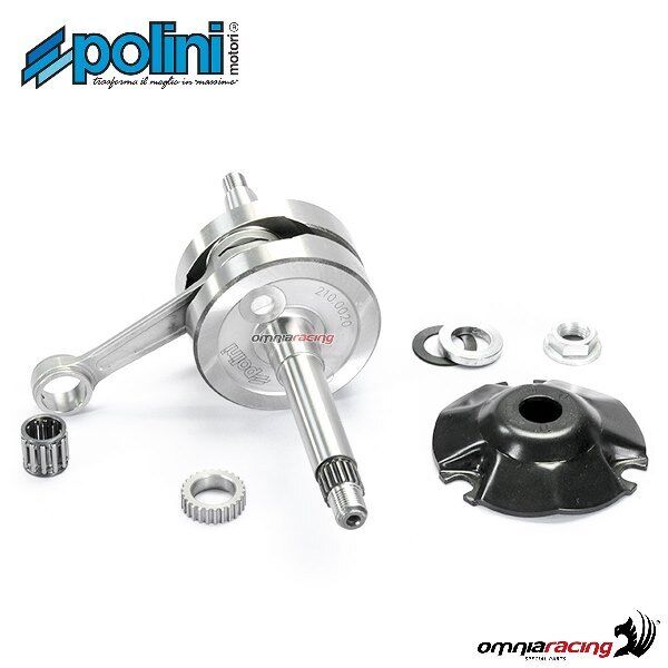 Albero motore Polini spinotto D.12 per Piaggio ZIP SP50 1996-2000 2T ad acqua