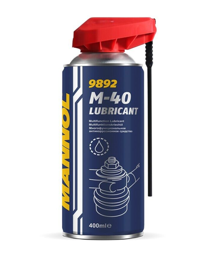 MANNOL 9892 M-40 LUBRIFICANTE MULTIUSO SBLOCCANTE 400 ML SPRAY DOPPIA POSIZIONE