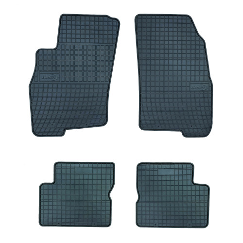 For Alfa Romeo Mito Set 4 Pz Tappeti Tappetini In Gomma su Misura Made Italy