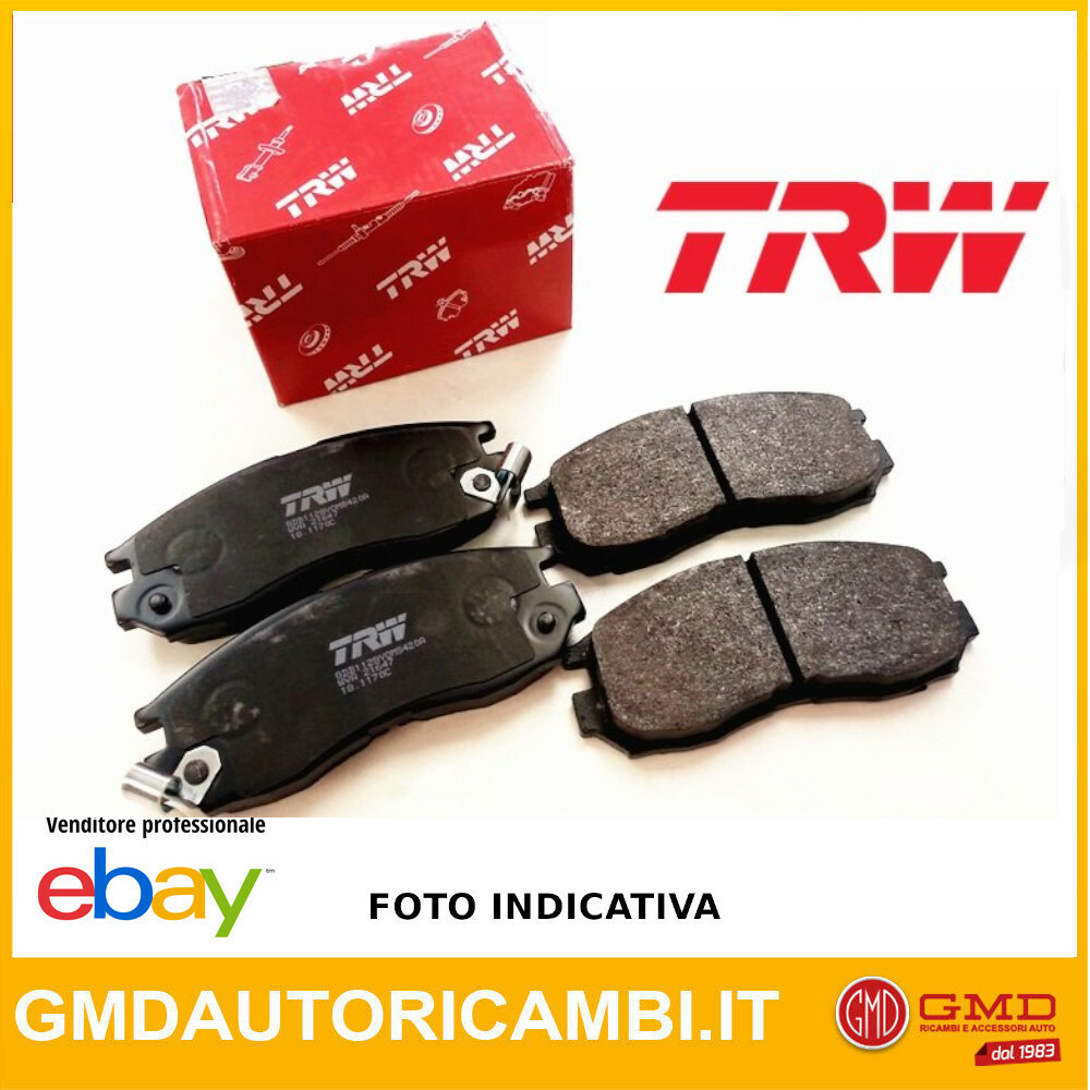 KIT PASTIGLIE FRENO ANT TRW FORD ESCORT Mk VII 1.6 i 16V 66KW 95>99 GDB371