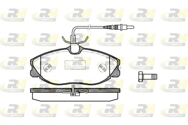 Pastiglie freno Assale anteriore 2604.04 ROADHOUSE per PEUGEOT CITROËN