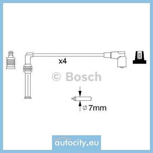 Bosch 0 986 356 778 B778 Kit cavi accensione