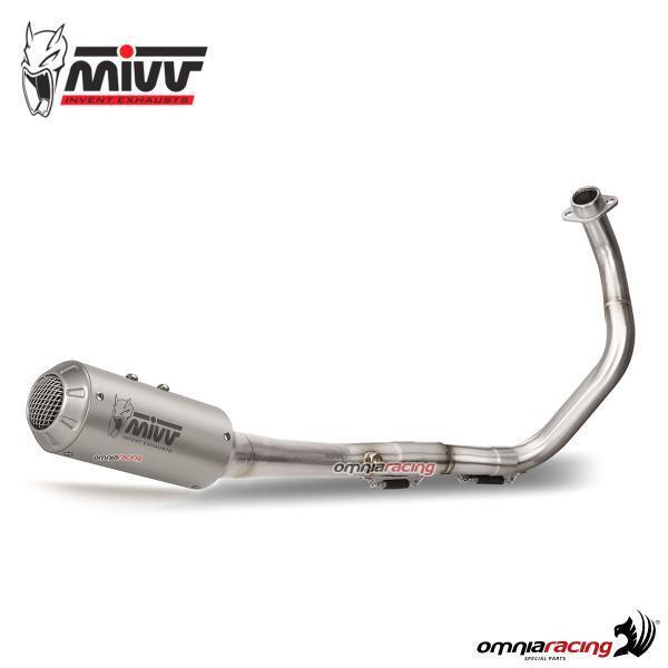 MIVV MK3 full exhaust system slip-on in steel racing for Honda CB125R 2021>