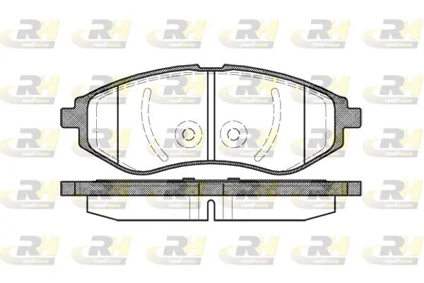 Pastiglie freno Assale anteriore 2986.00 ROADHOUSE per DAEWOO CHEVROLET