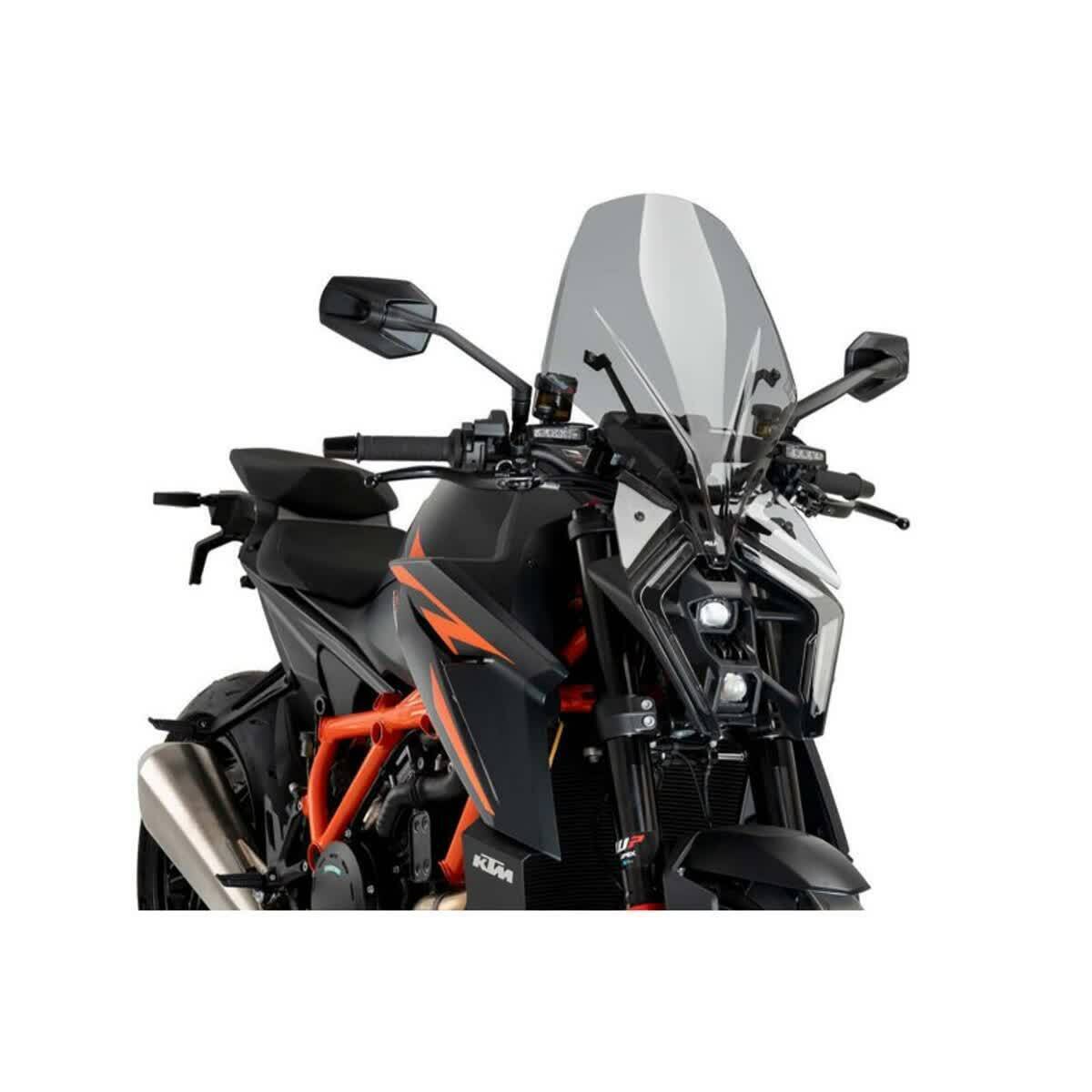 Cupolino PUIG Naked touring fumè chiaro per KTM 1390 SUPERDUKE R 2024-2024