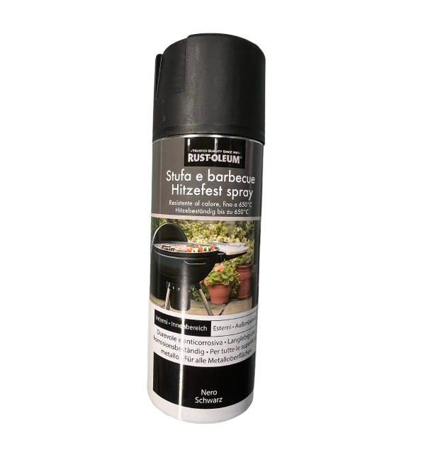 RUSTOLEUM - SPRAY ALTE TEMPERATURE NERO 400ML