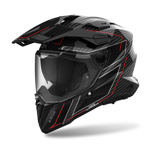 CM2C99 Casco Integrale AIROH Commander 2 Carbon Stylish Gloss XS