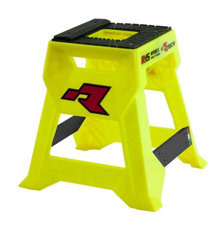 Cavalletto Motocross Enduro Racetech Mx R15 Worx Bike Stand Giallo Fluo