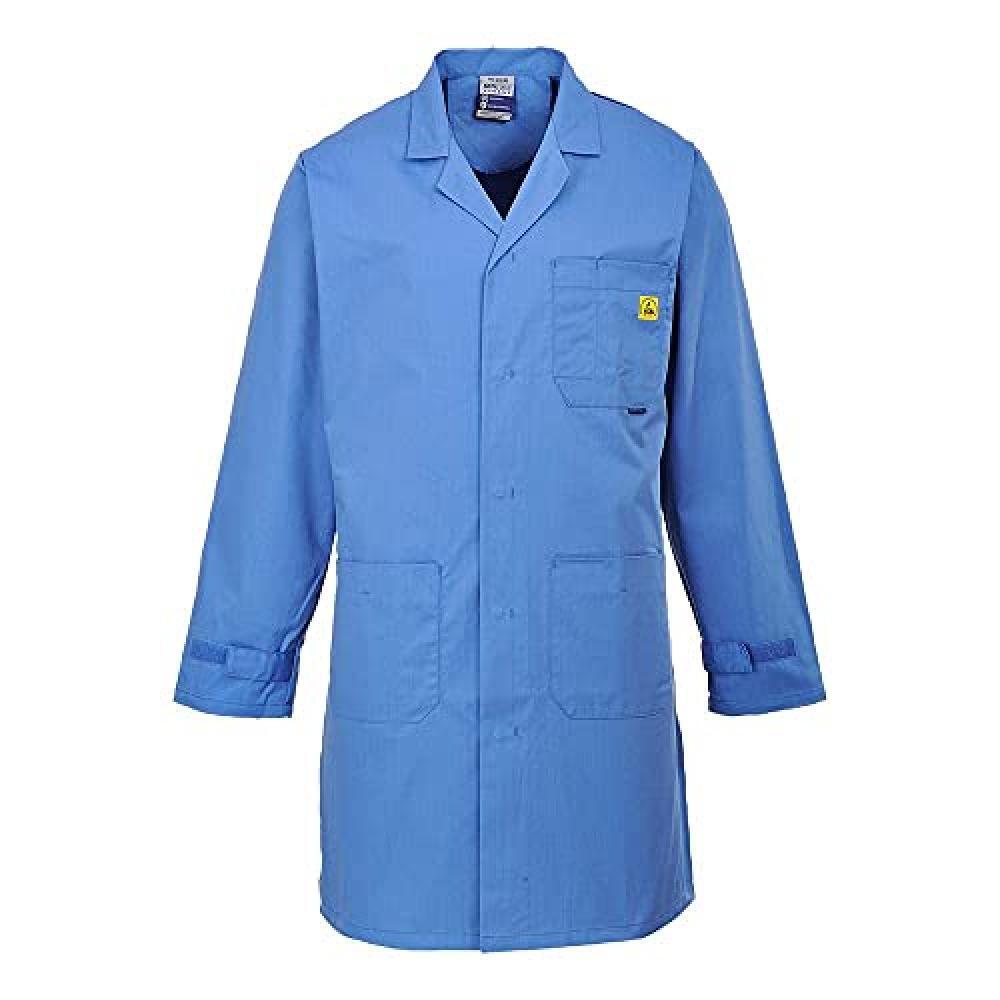 (TG. M) Portwest AS10 - Escudo anti estático, color HosBlu, talla Medium - NUOV