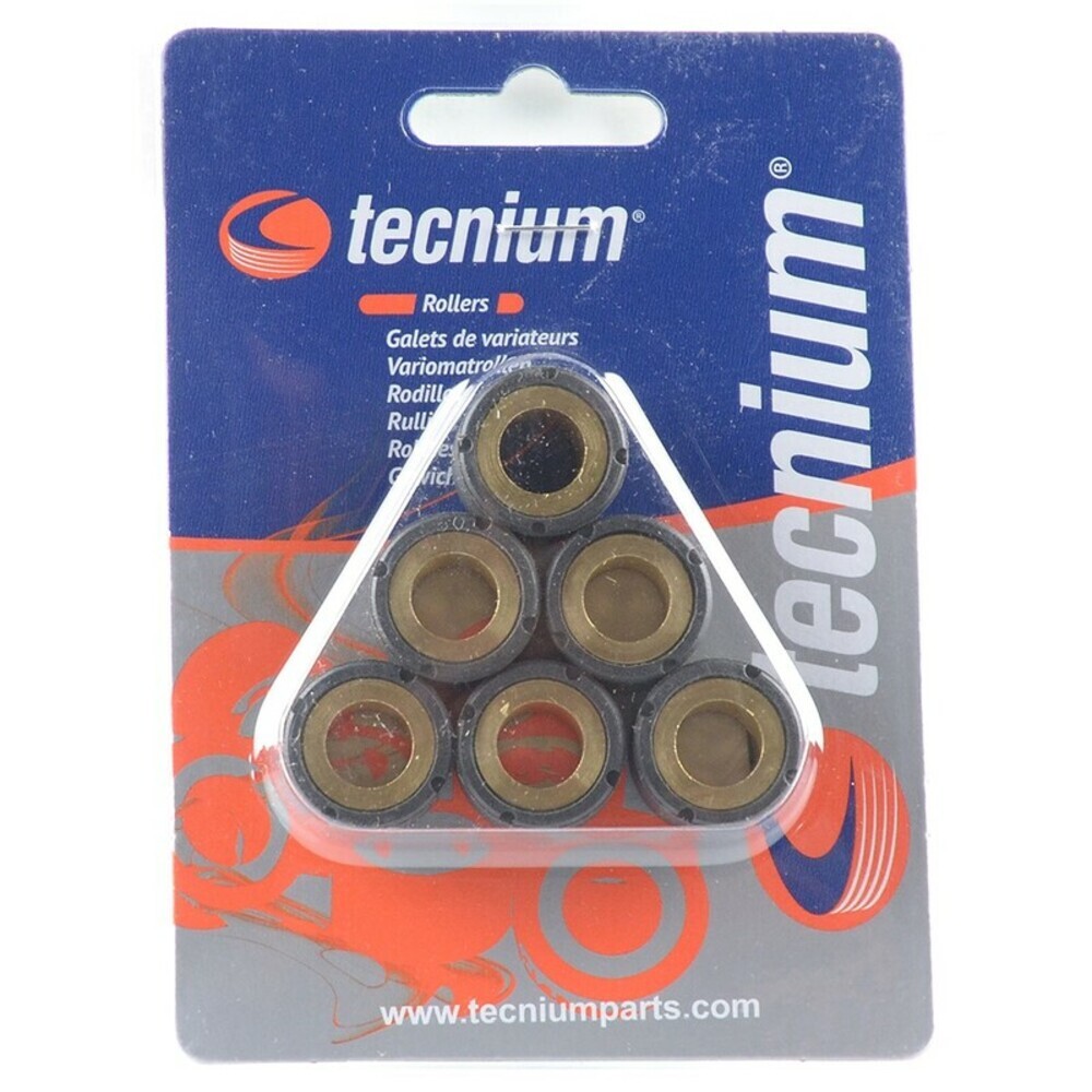 Rulli Del Vario Tecnium 19X17Mm 10Gr - 6 Pezzi Per Moto Ricambi
