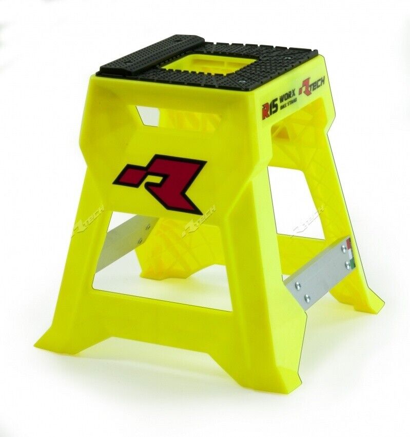 Cavalletto Fisso Rtech R15 Workx Giallo Fluo Yellow Mx Bike Stand Cross Enduro