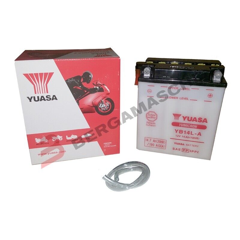 BATTERIA PER MOTO 12V YUASA YB14L-A YAMAHA XTZ SUPER TENERE 750 89-95