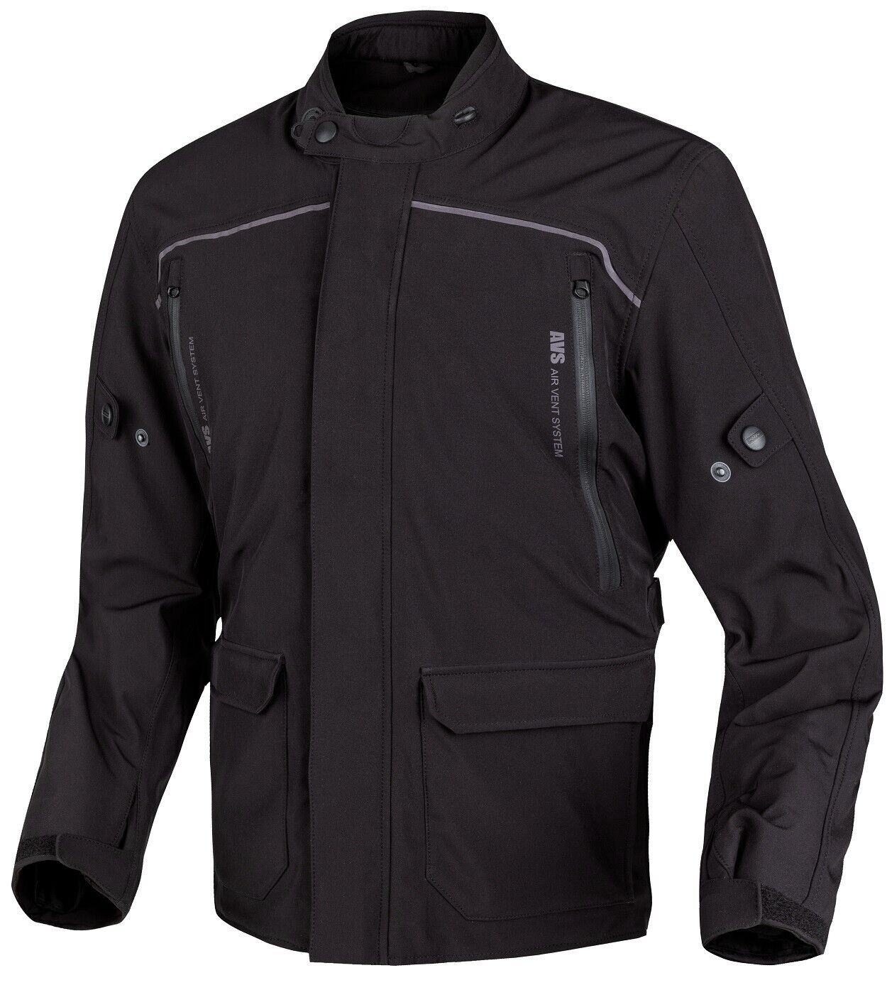 GIACCA JACKET MOTO MOORE LATITUDE NERO SOFTSHELL IMPEMEABILE SFODERABILE TG M