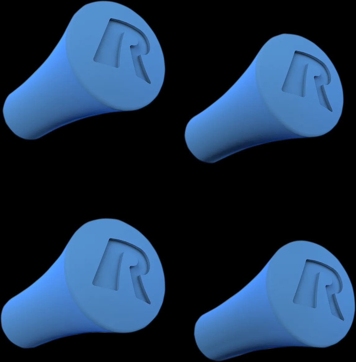 Tappi attacchi di ricambio X-Grip® RAM MOUNTS RAP-UNCAP4BLUEU
