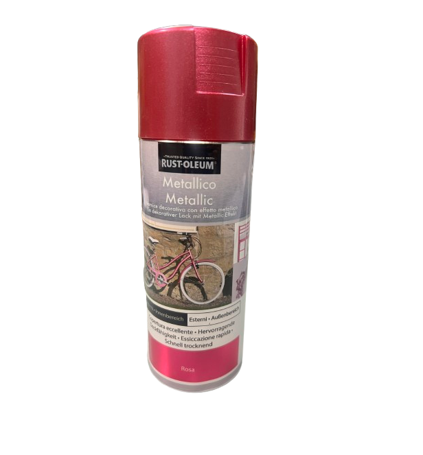 RUSTOLEUM - SPRAY EFFETTO METALLICO ROSA 400 ML