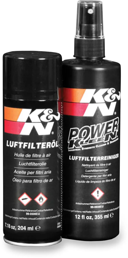Kit Pulizia e Lubrificazione K&N per lavaggio filtri sportivi ad alte prestazion