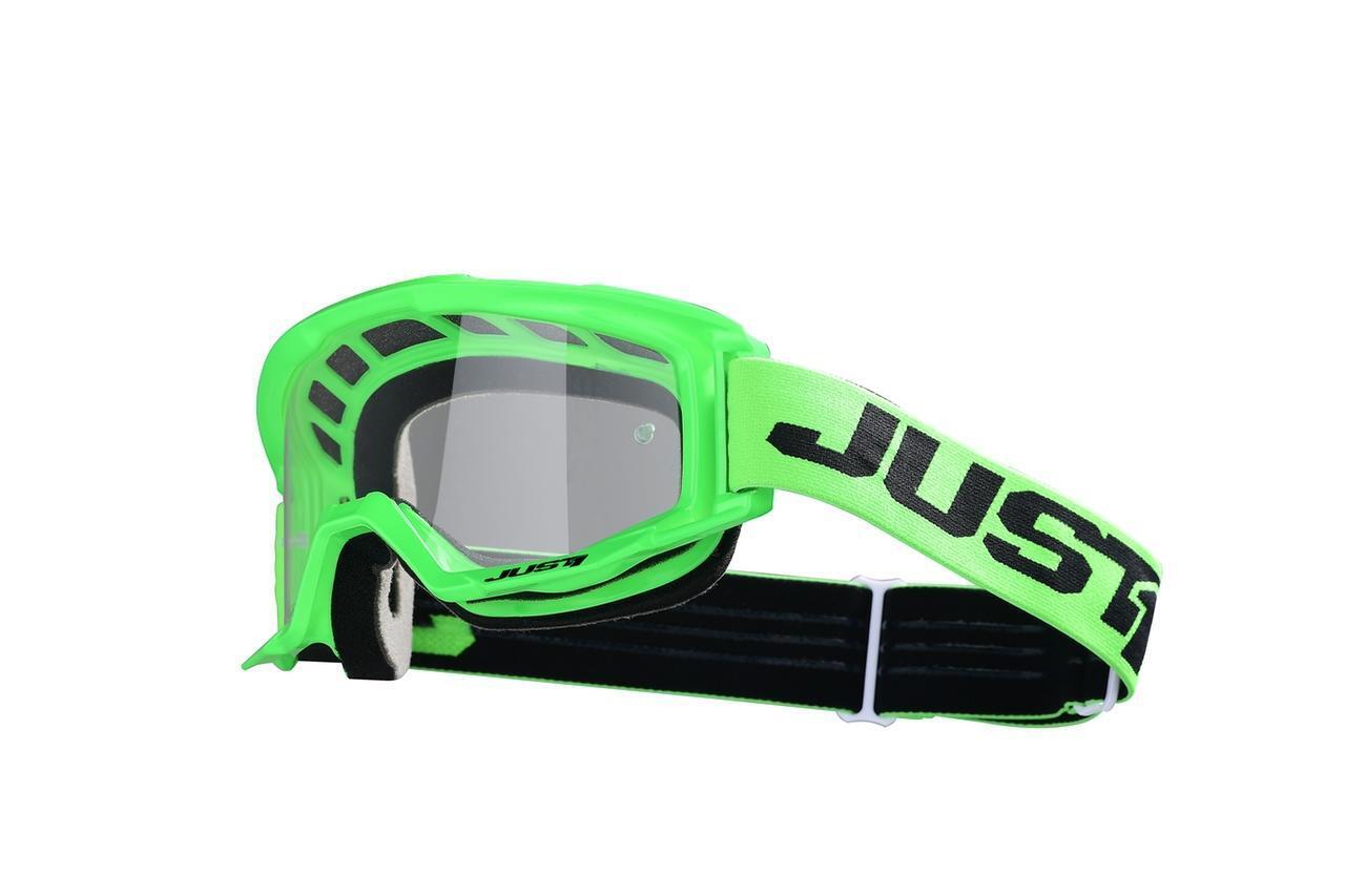 Occhiali Maschera Mascherina Cross Off Road Mx Downhill Motard Atv Just 1 Vitro