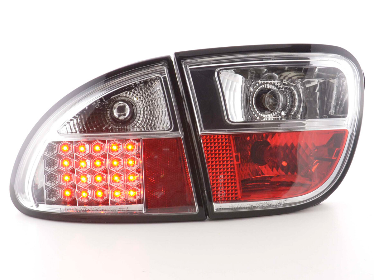 2 lights faros ARRIÈRE FEUX  4250414612986  Seat Leon 1M  1999-2005, chrome