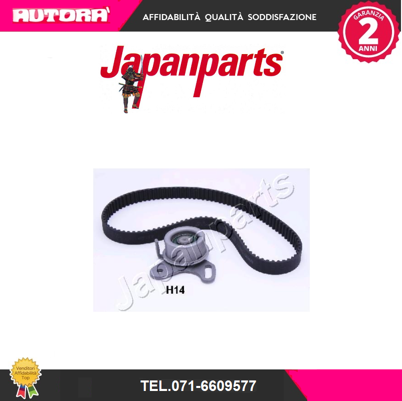 KDDH14 Kit cinghie dentate (MARCA-JAPANPARTS).