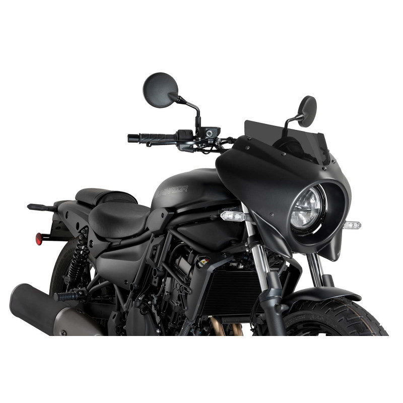 CUPOLINO SEMICARENATO PUIG PER KAWASAKI ELIMINATOR 500 SE 2024 > 2025 FUME SCURO
