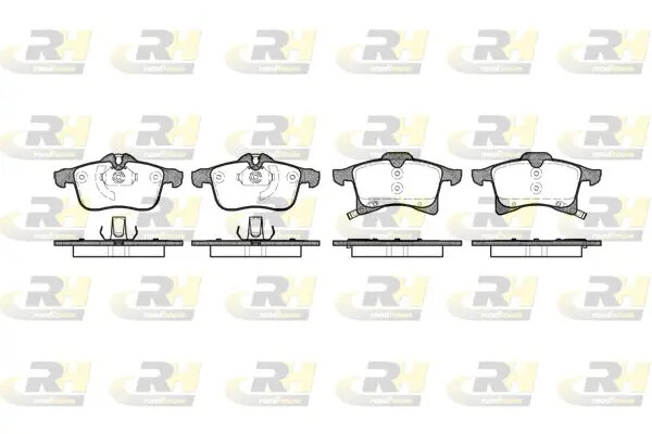 Pastiglie freno Assale anteriore 21036.02 ROADHOUSE per OPEL ASTRA H Familiare