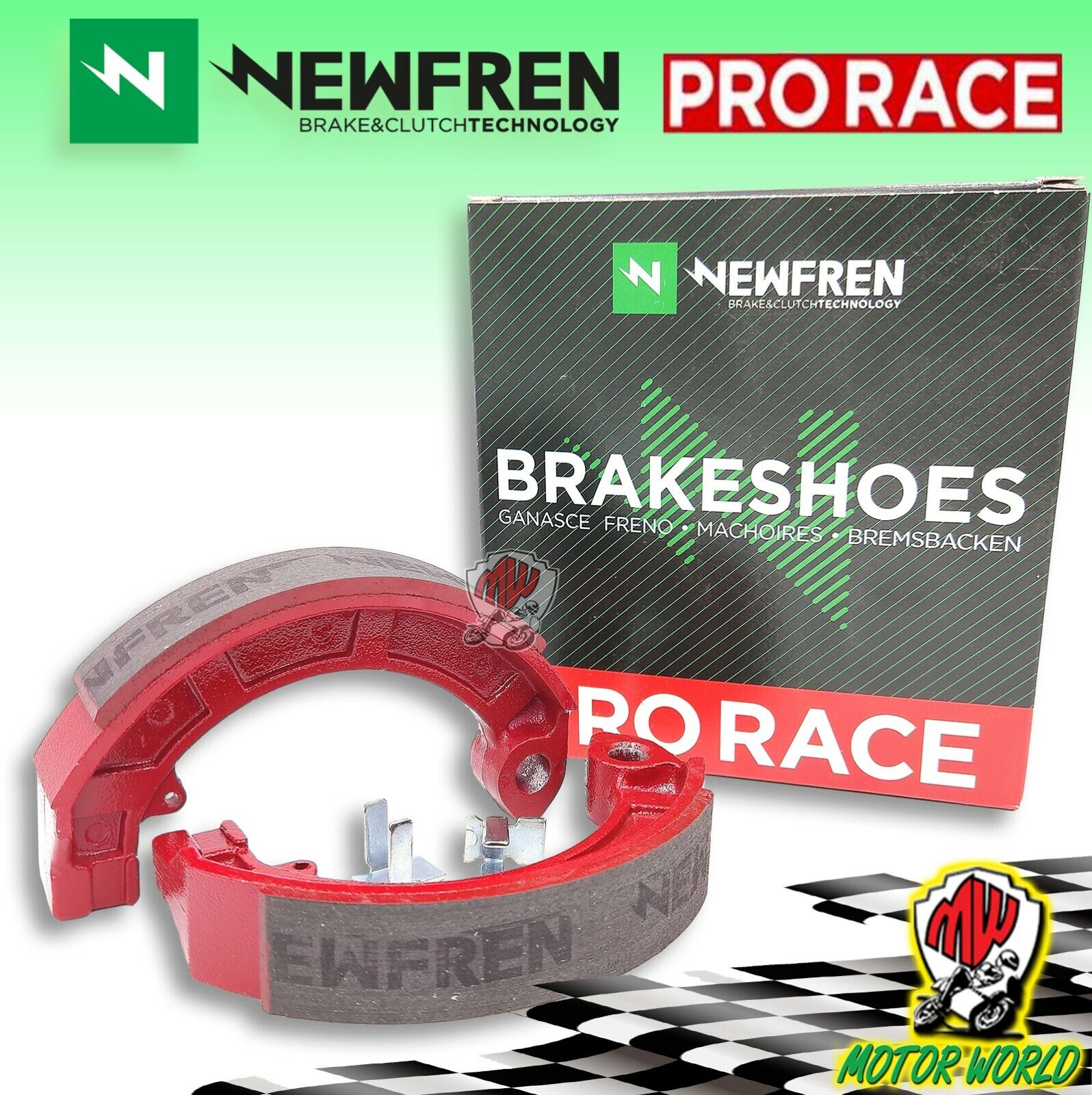 KIT GANASCE FRENO POSTERIORE NEWFREN PRORACE PIAGGIO VESPA PK 50 XL N PLURIMATIC