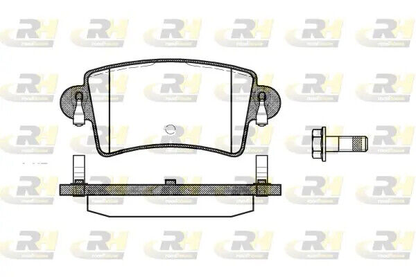 Pastiglie freno Assale posteriore 2833.00 ROADHOUSE per RENAULT OPEL NISSAN