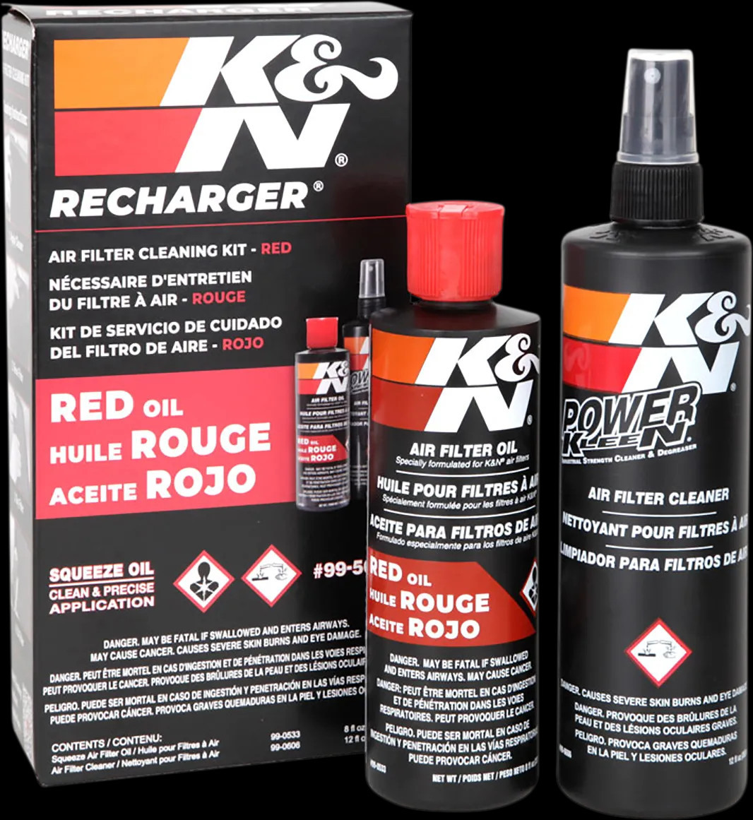 Kit Pulizia e Lubrificazione K&N per lavaggio filtri sportivi 99-5050