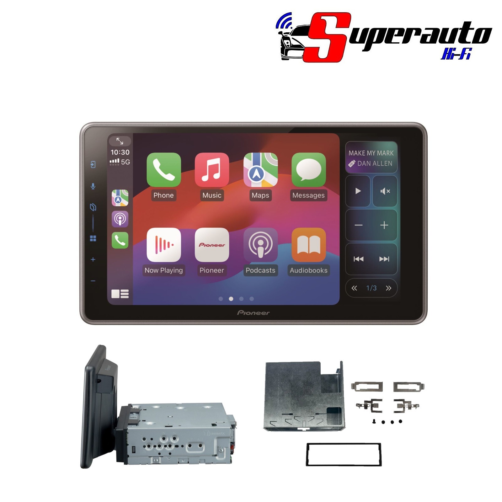 AUTORADIO PIONEER SPH-DA97DAB-UNI MONITOR 9" BT Android Apple Kit 1 DIN