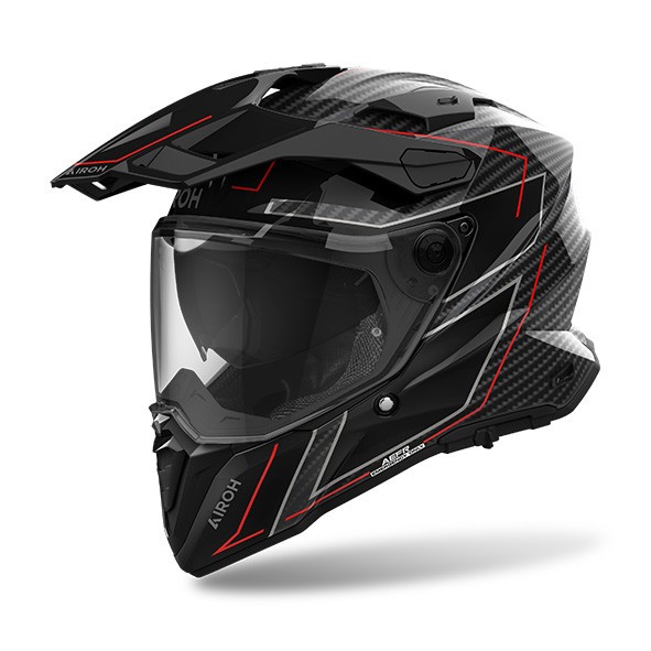 CM2C99 Casco Integrale AIROH Commander 2 Carbon Stylish Gloss M