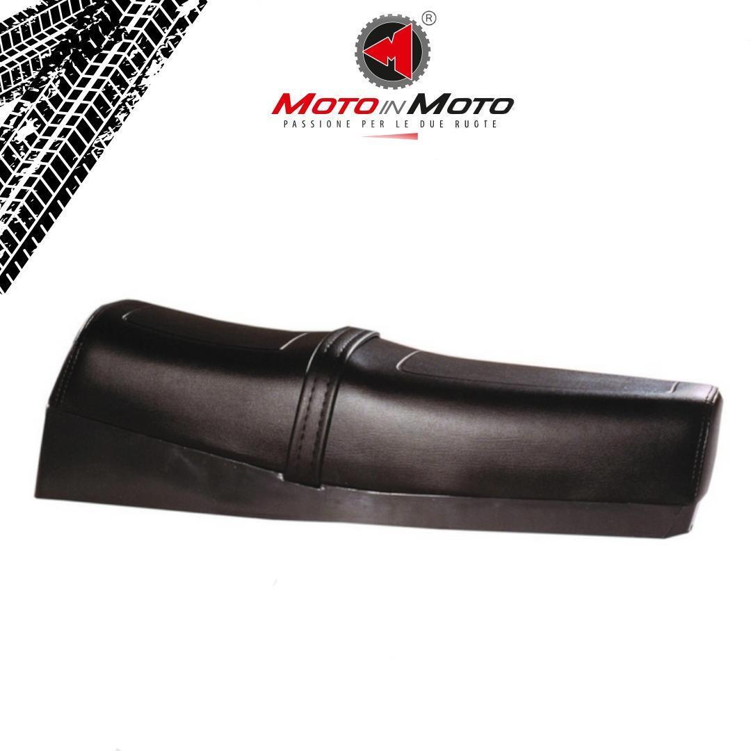 SELLA NERA LUNGA CON GONNELLINO IN PLASTICA PER VESPA PK XL 50 125, PK XL RUSH