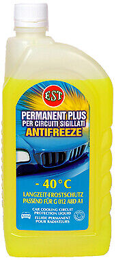 EST LIQUIDO ANTIGELO RADIATORE -40 GIALLO 1LT. PER MOTORI IN ALLUMINIO