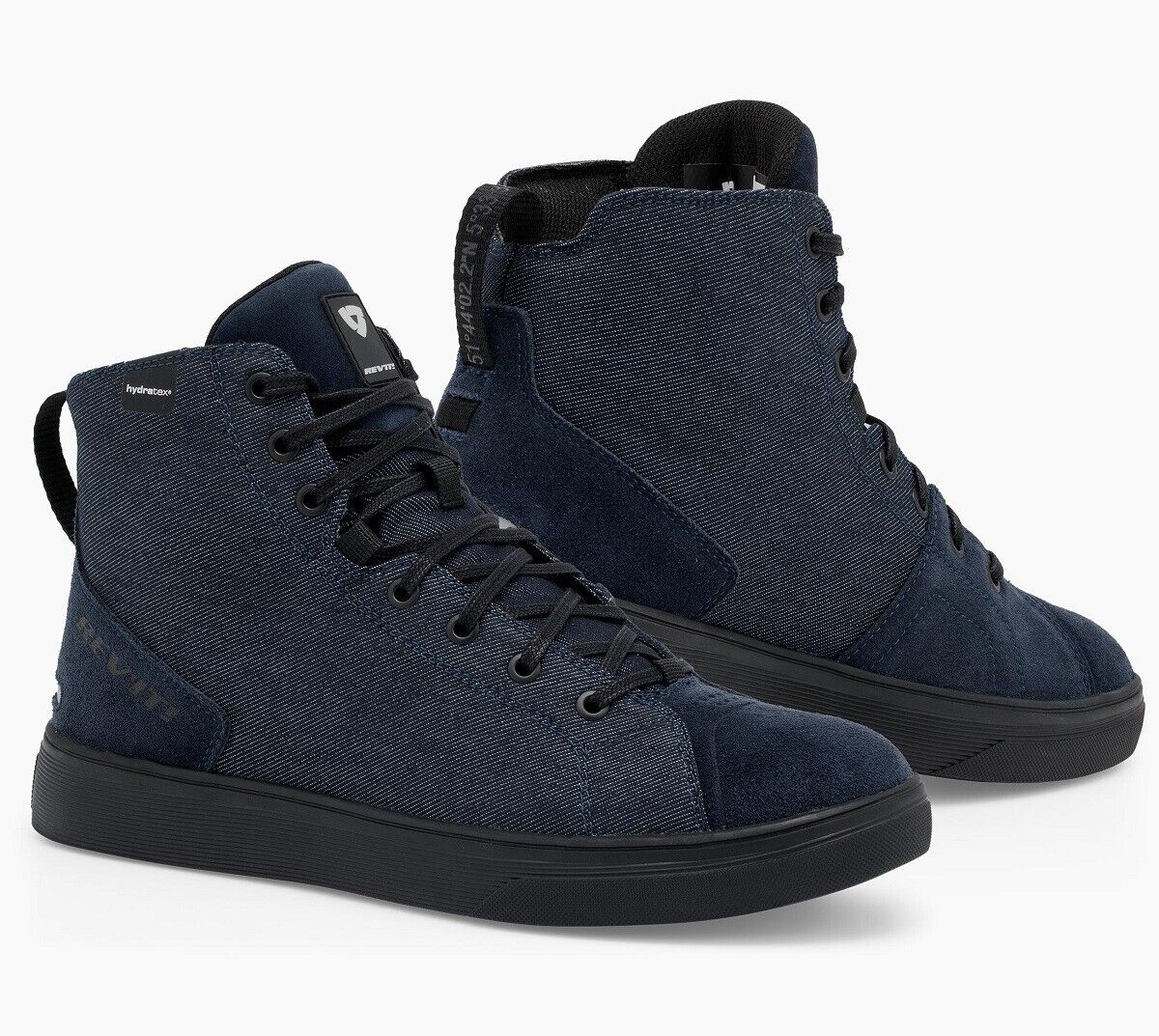 SCARPE STIVALI BOOTS IMPERMEABILI MOTO REV'IT DELTA H2O BLU BLACK NERO TG 43