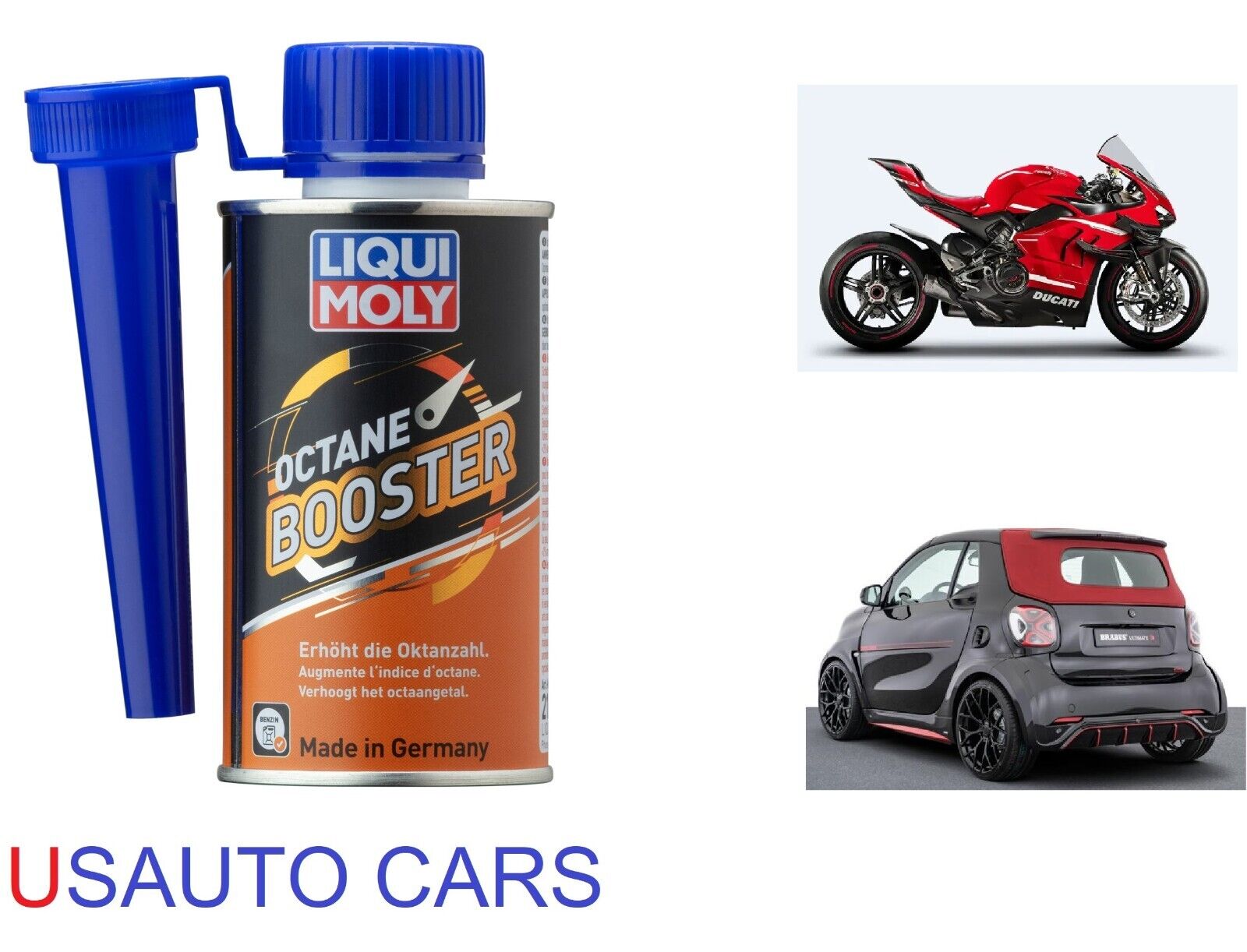 Liqui Moly Aumento Prestazioni Auto Moto Octane Booster Additivo Ottani +4 PUNTI