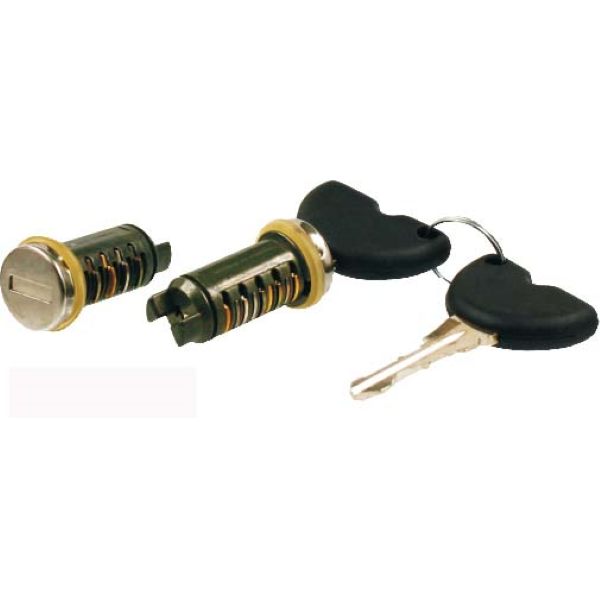 RMS Kit Serratura 2 Chiavi 2 Cilindretti Per Piaggio Vespa ET2 ET4 LX
