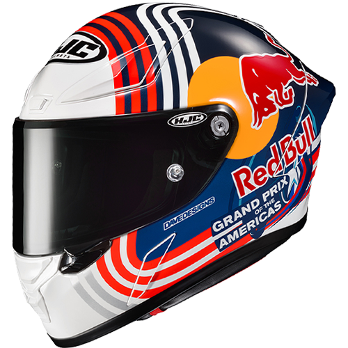HJC CASCO INTEGRALE RPHA1  RED BULL AUSTIN GP MC21 TAGLIA XS
