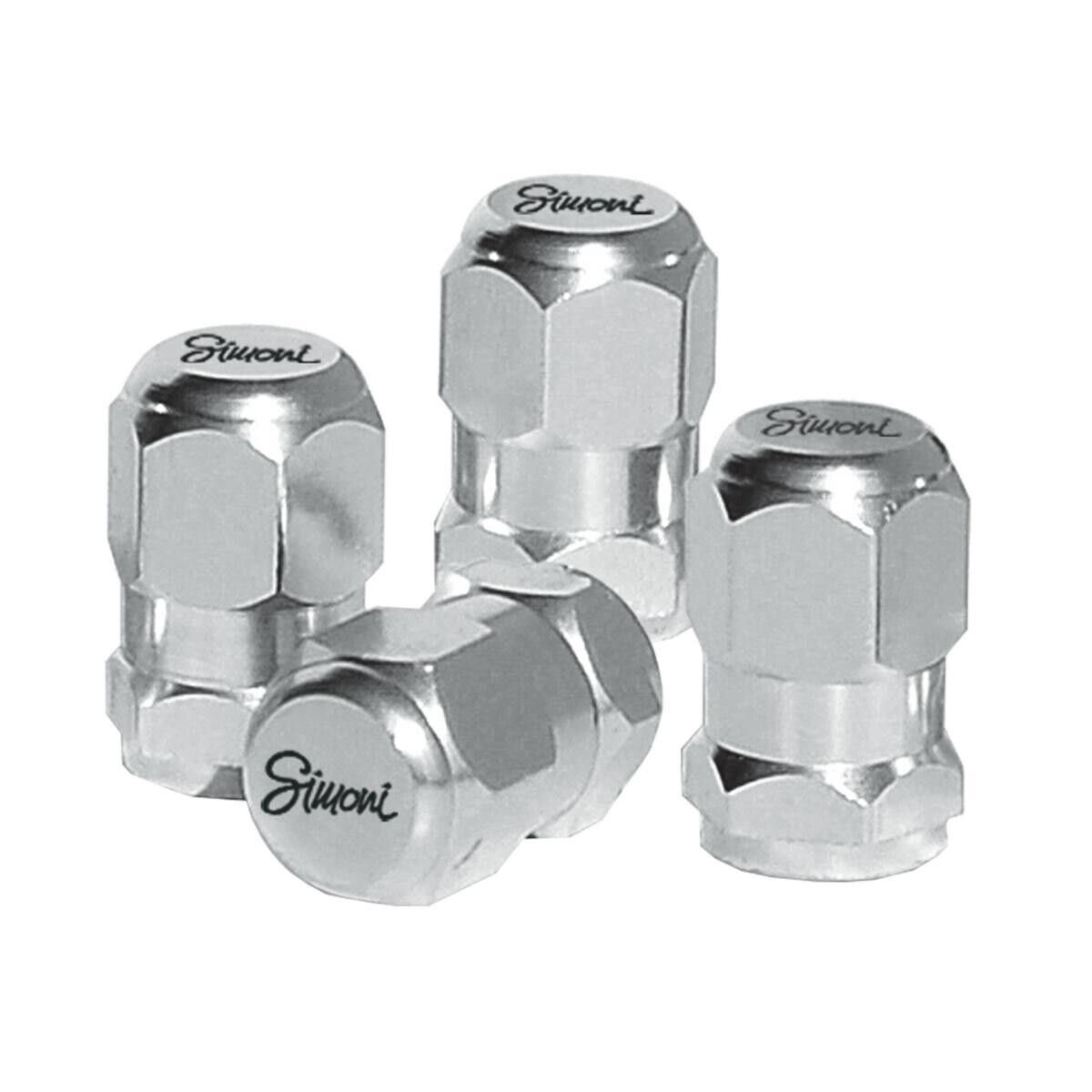 Cappucci valvola Chrome-4 pezzi