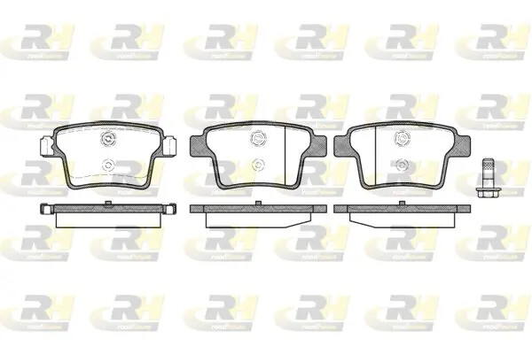 Pastiglie freno Assale posteriore 21149.10 ROADHOUSE per JAGUAR FORD