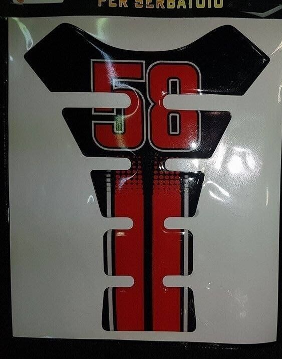 Adesivo paraserbatoio paragraffi serbatoio Moto Super Sic Marco  SIMONCELLI 58