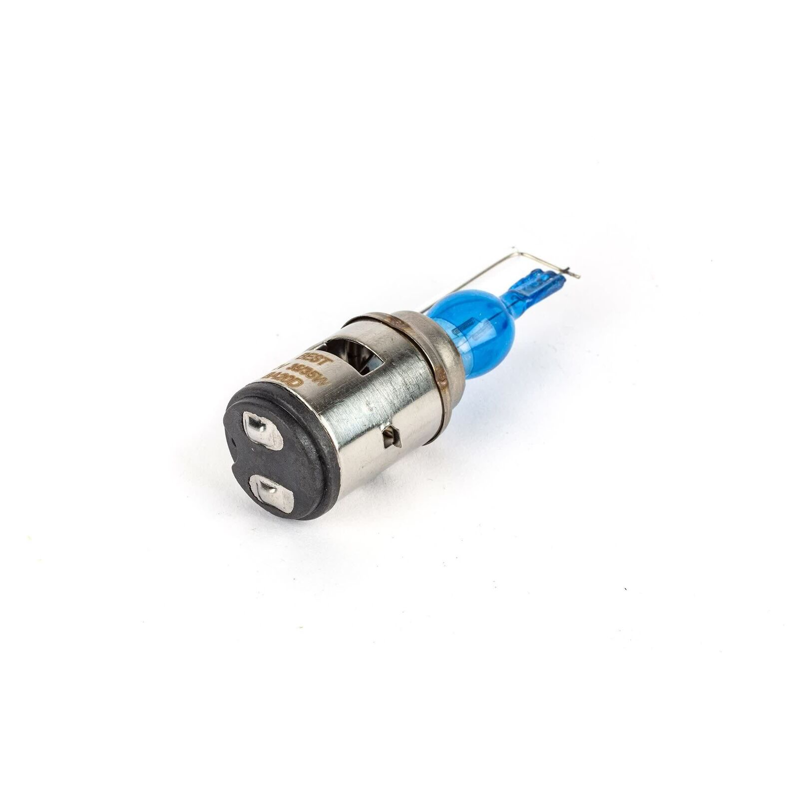 Lampadina XENON SUPER BLU BA20D S2 12 V 35/35 W Extra Bianco