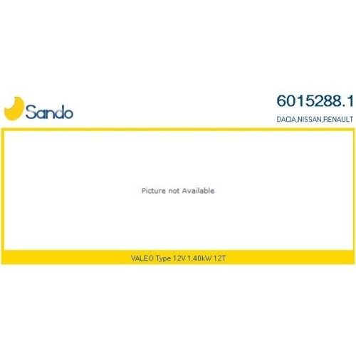 Motorino D'avviamento Sando 6015288.1 per Renault