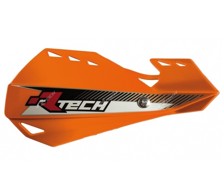 RTECH RACETECH PARAMANI DUAL EVO UNIVERSALI COMPLETI DI ATTACCHI ARANCIONE