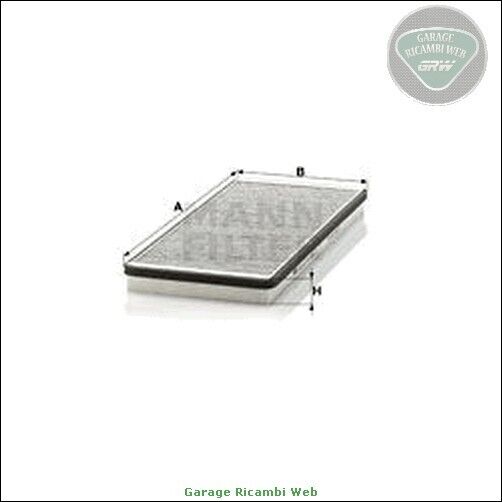 CUK3858 Filtro aria abitacolo Mann-Filter per MERCEDES SPRINTER 616 416 414 413