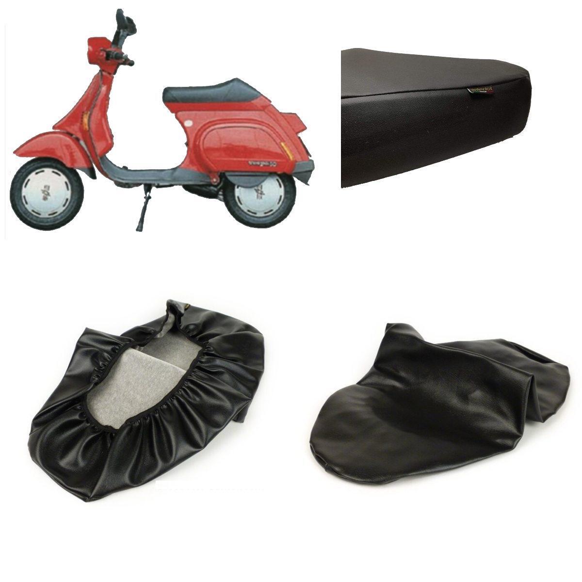 COPRISELLA COPERTINA NERA CON ELASTICO PER SELLA VESPA PK 50 XL MONOPOSTO