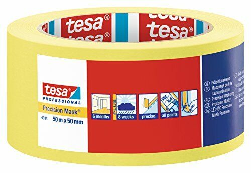 Tesa Krepp Adesivi Nastro Mascheratura Esterno tesa 4334, 50 MM Da 50 M
