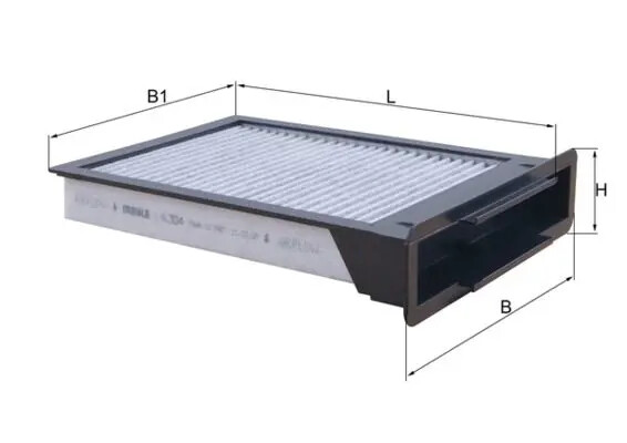 Filtro abitacolo Filtro al carbone attivo LAK 304 MAHLE per CITROËN PEUGEOT