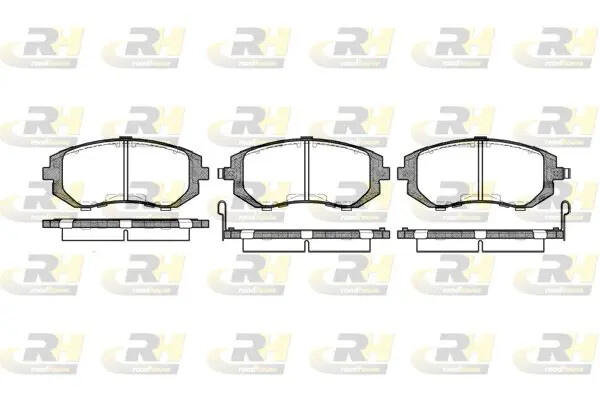 Pastiglie freno Assale anteriore 2951.02 ROADHOUSE per SUBARU LEGACY III OUTBACK