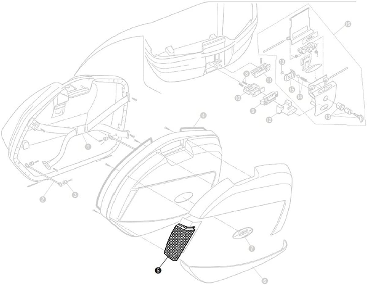 CATADIOTTRO VALIGIA V35(CP) Z1424R | GIVI