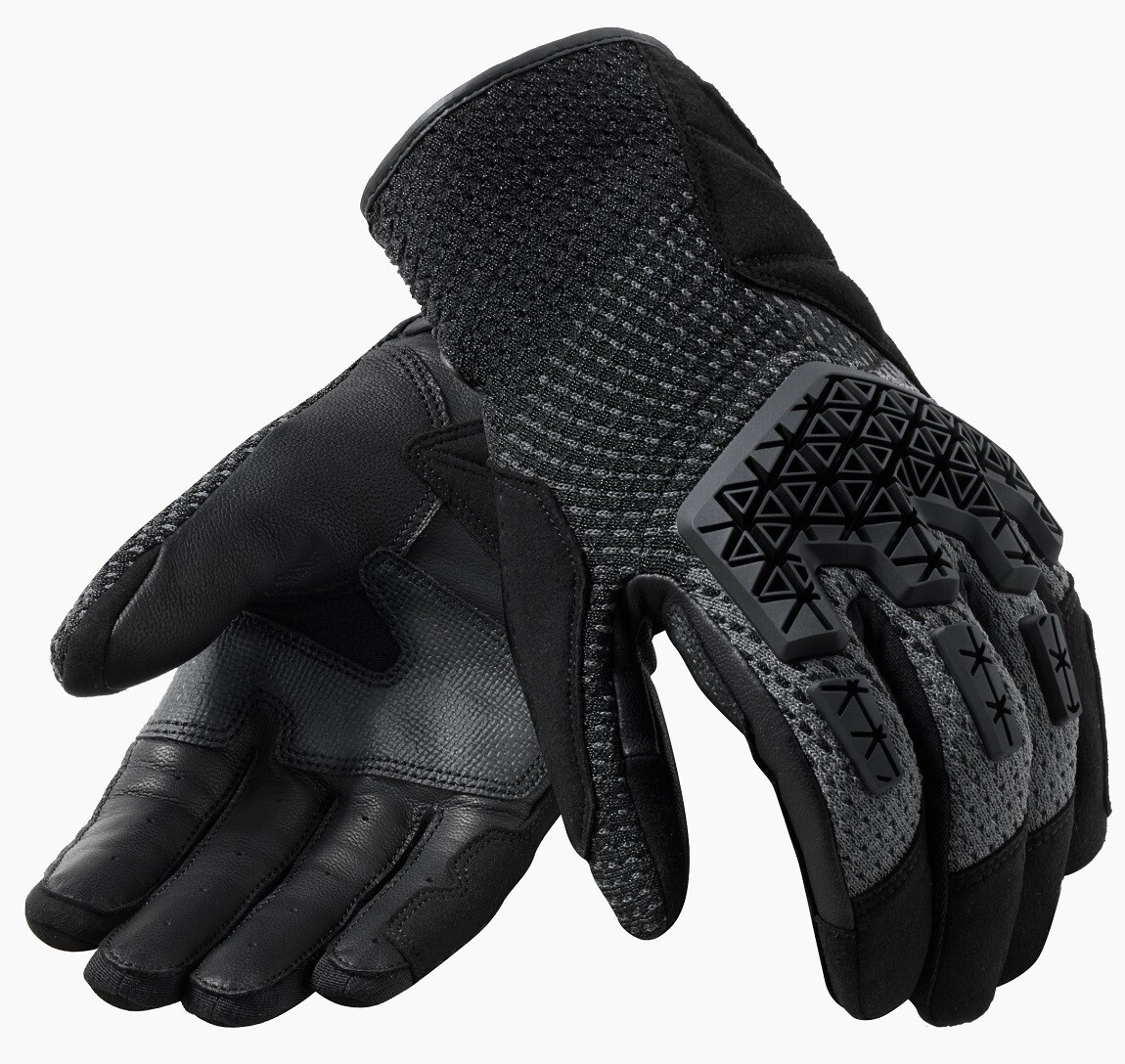 GUANTI GLOVES REV'IT OFFTRACK 2 NERO BLACK TOURING PROTEZIONI TG L